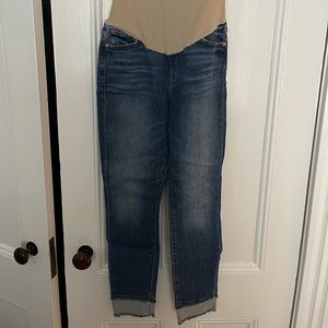 7 for all mankind full panel maternity jeans - size 28